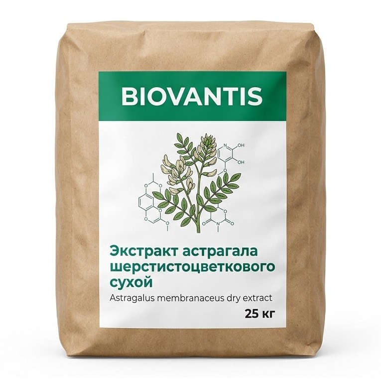 Экстракт астрагала шерстистоцветкового сухой — упаковка