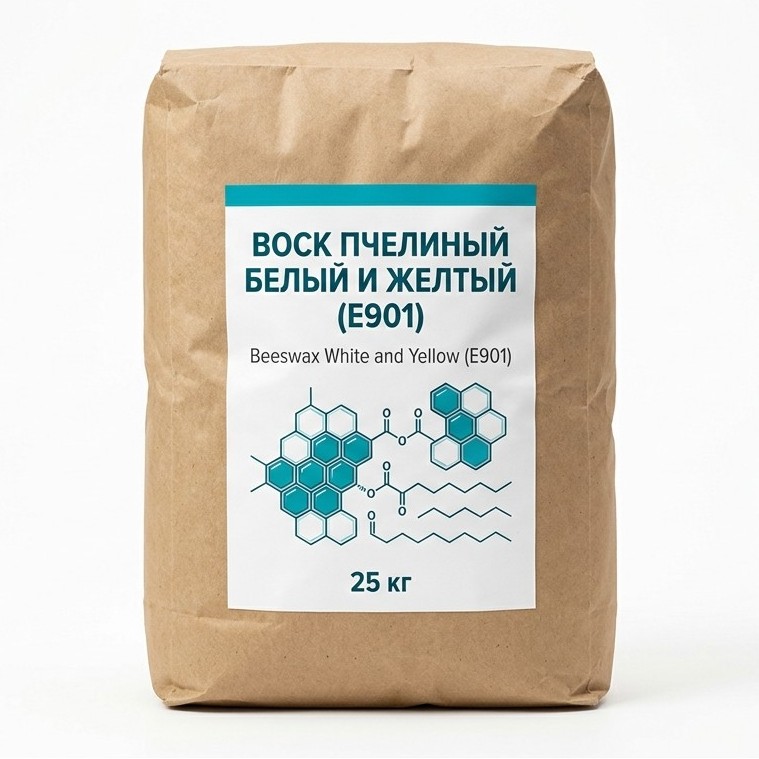 Воск пчелиный белый и желтый (E901) — упаковка