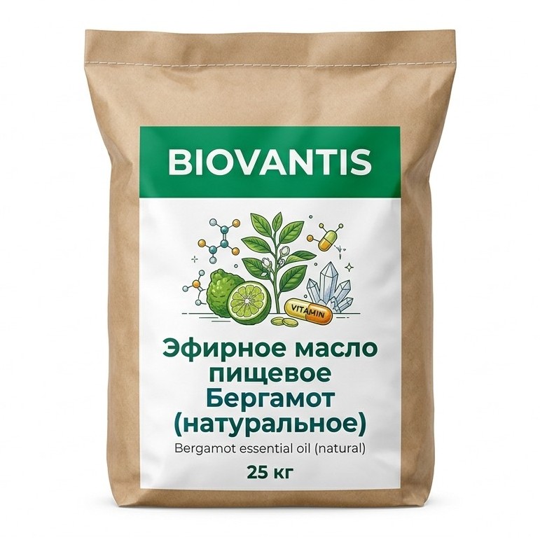 Эфирное масло пищевое Бергамот (натуральное)