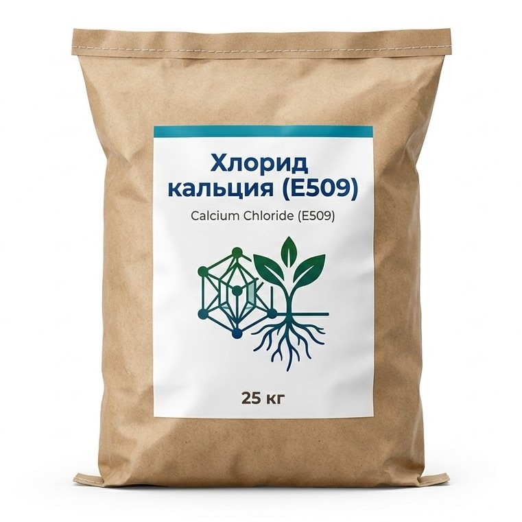 Хлорид кальция (E509) — упаковка