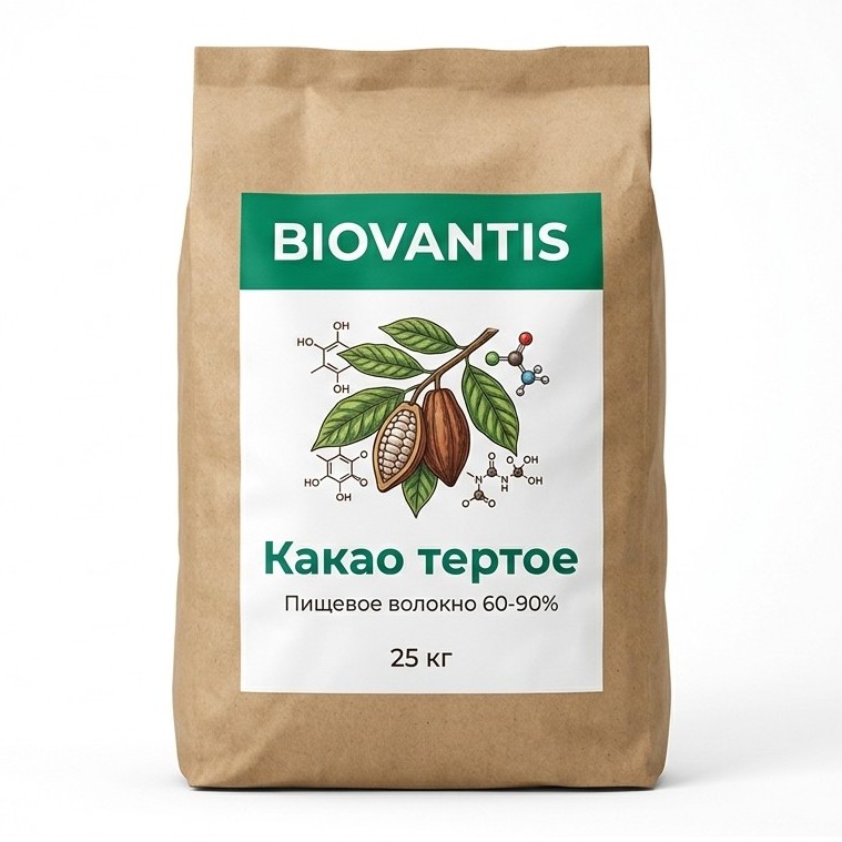 Какао тертое — упаковка