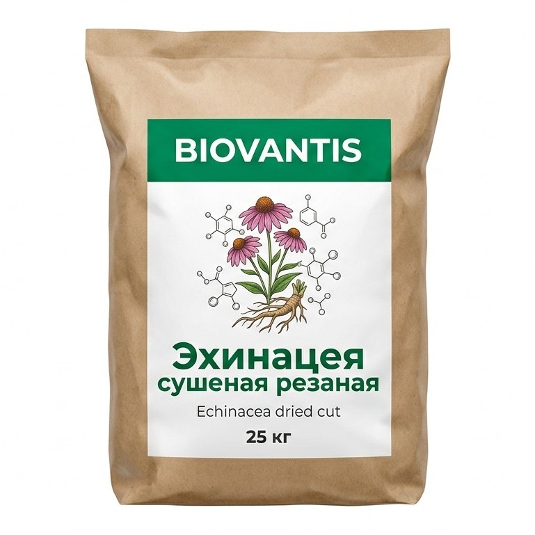 Эхинацея сушеная резаная — упаковка