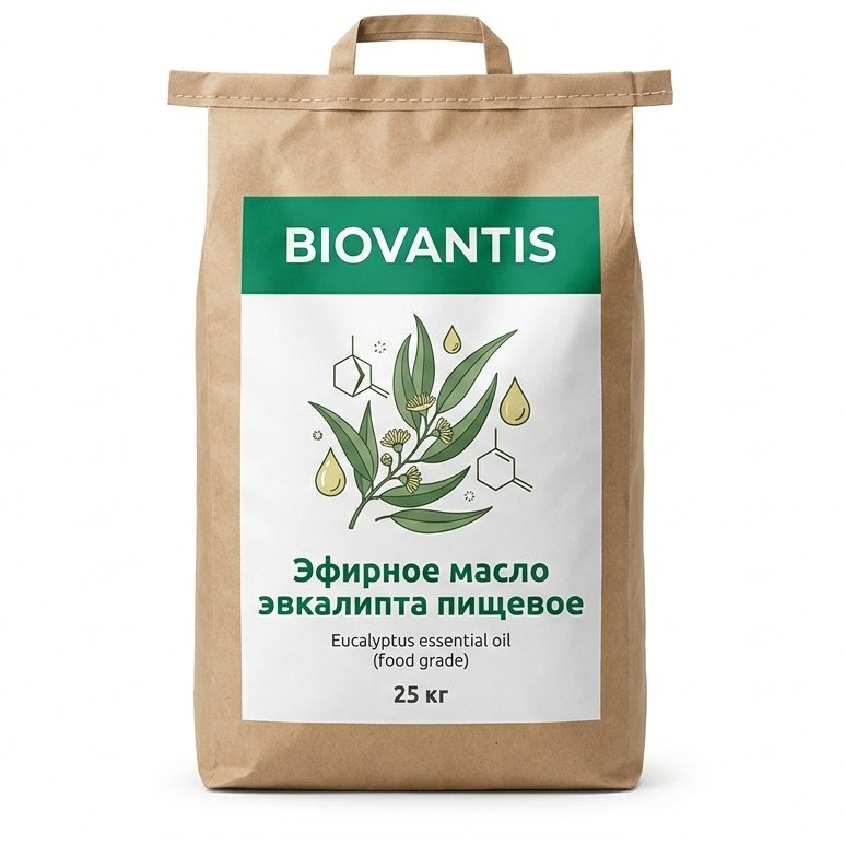 Эфирное масло эвкалипта пищевое — упаковка