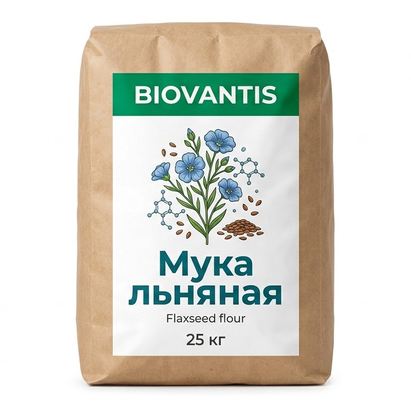 Мука льняная — упаковка