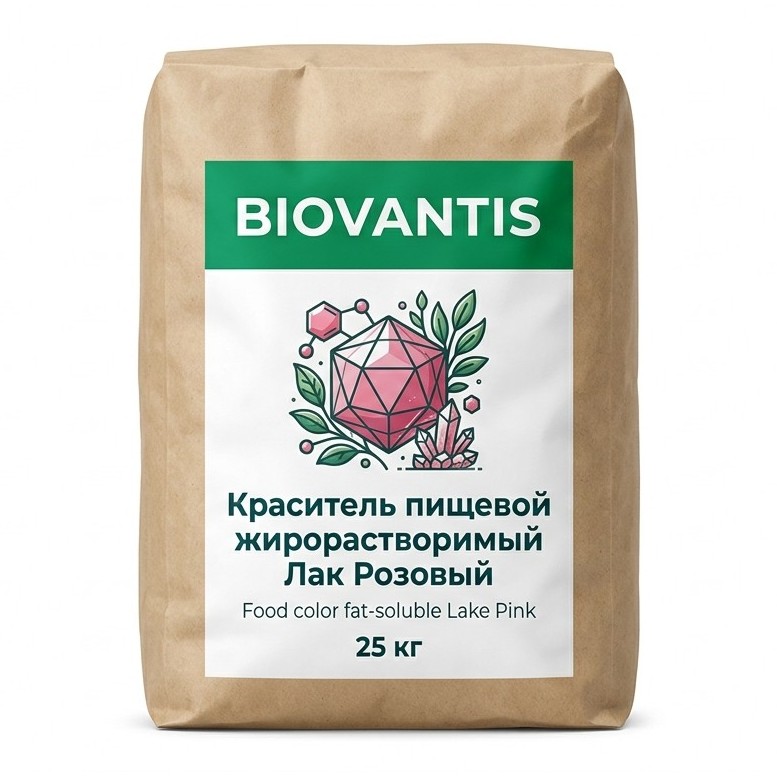 Краситель пищевой жирорастворимый Лак Розовый
