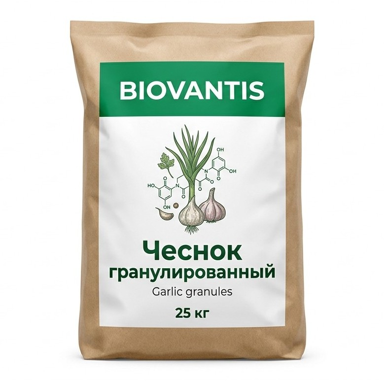 Чеснок гранулированный — упаковка