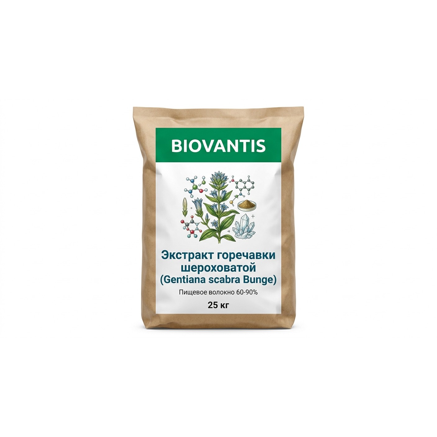 Экстракт горечавки шероховатой (Gentiana scabra Bunge)