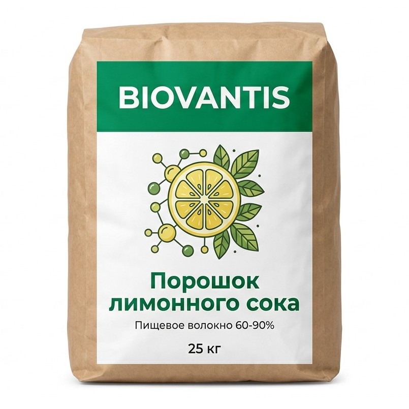 Порошок лимонного сока — упаковка