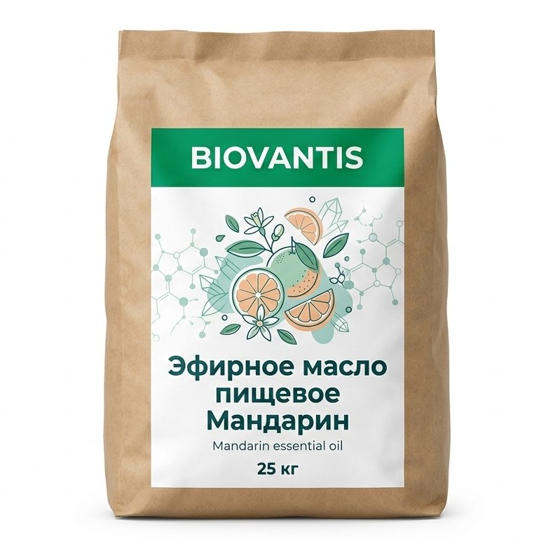 Эфирное масло пищевое Мандарин — упаковка