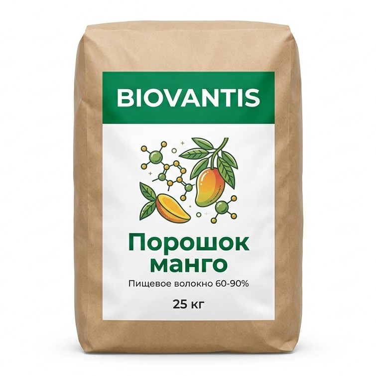Порошок манго — упаковка
