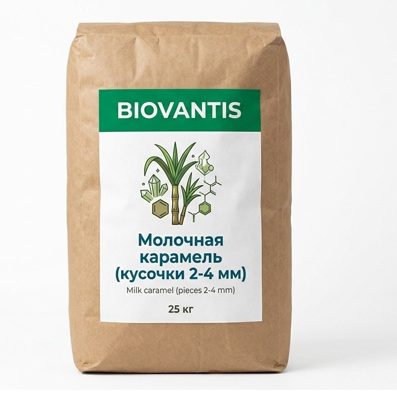 Молочная карамель (кусочки 2-4 мм) — упаковка