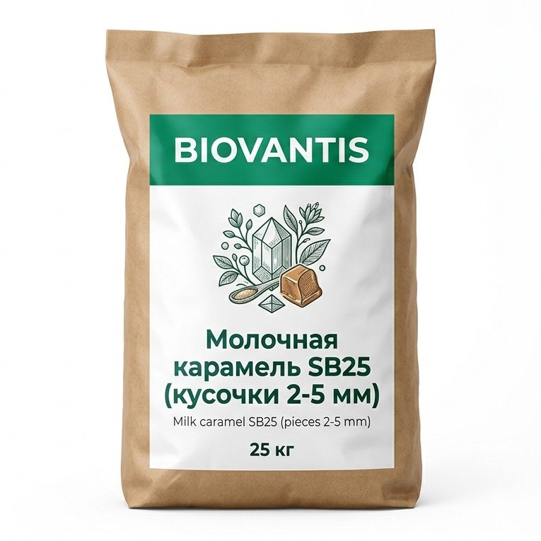 Молочная карамель SB25 (кусочки 2-5 мм) — упаковка
