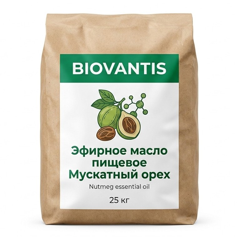 Эфирное масло пищевое Мускатный орех — упаковка