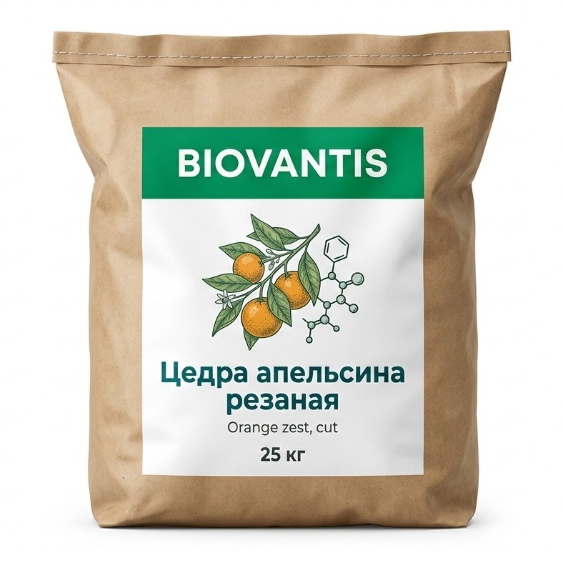 Цедра апельсина резаная — упаковка