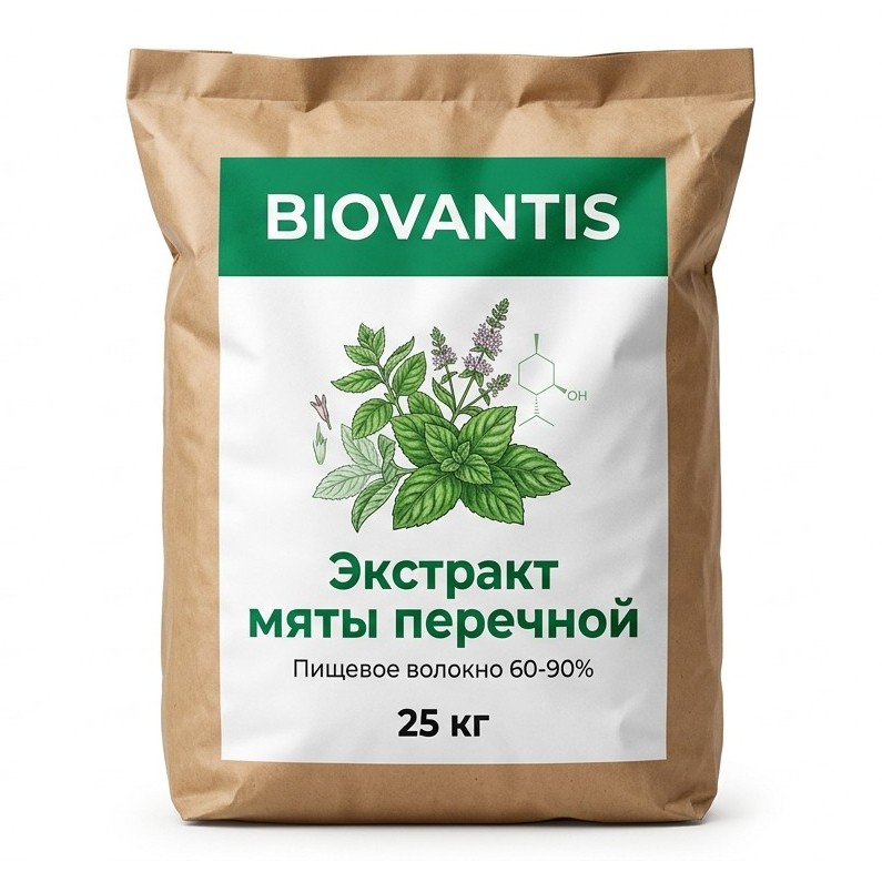 Экстракт мяты перечной — упаковка