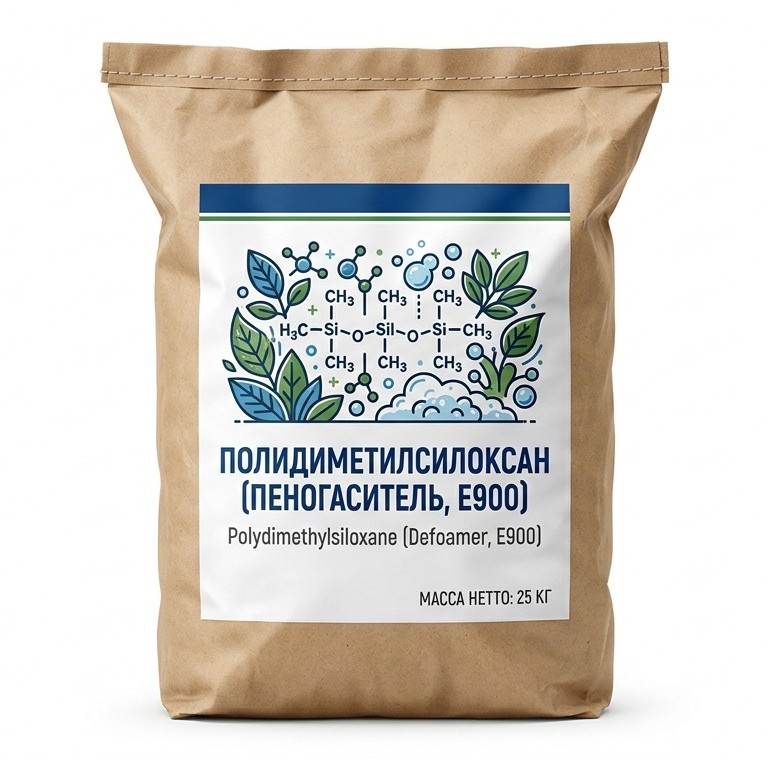 Полидиметилсилоксан (пеногаситель, E900) — упаковка
