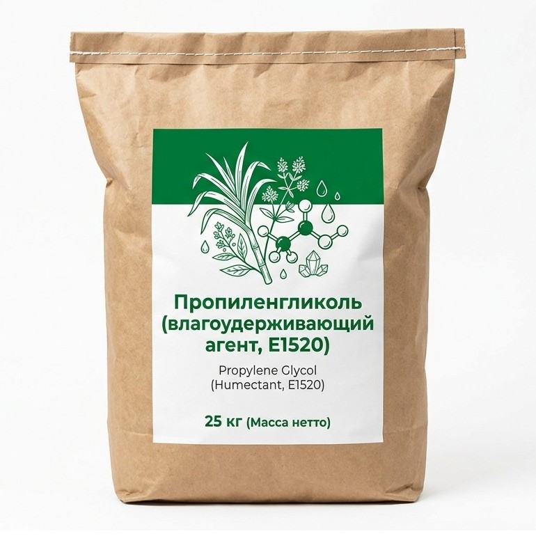 Пропиленгликоль (влагоудерживающий агент, E1520)