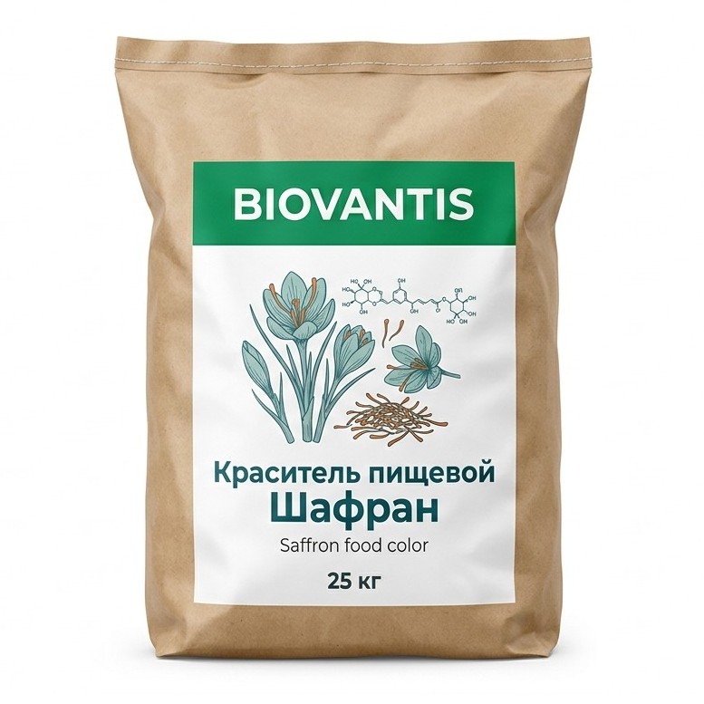 Краситель пищевой Шафран — упаковка