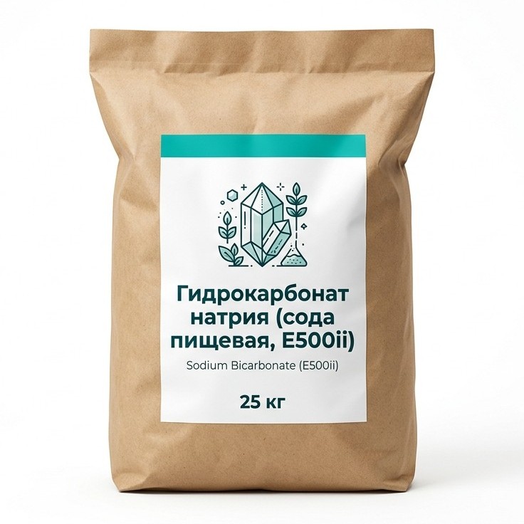 Гидрокарбонат натрия (сода пищевая, E500ii)