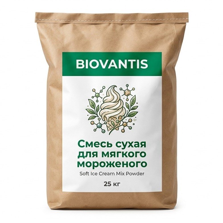 Смесь сухая для мягкого мороженого — упаковка