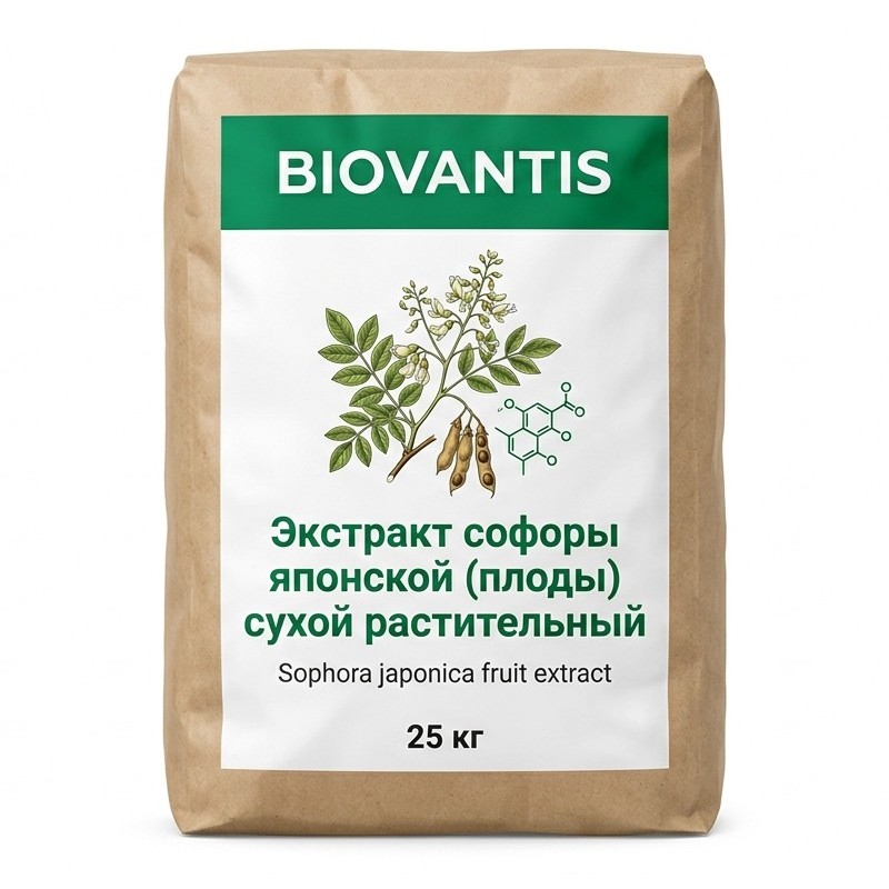 Экстракт софоры японской (плоды) сухой растительный — упаковка