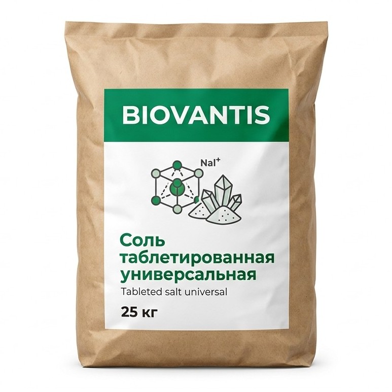 Соль таблетированная универсальная — упаковка